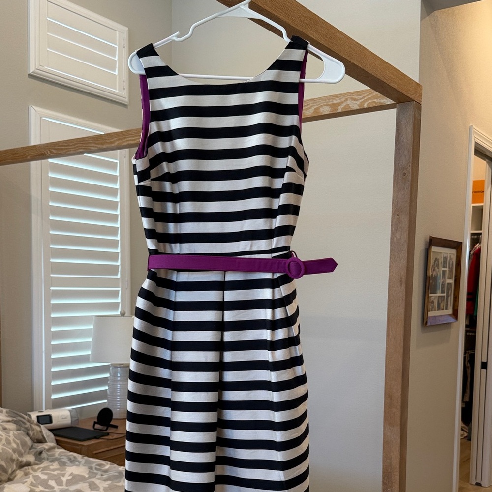 White House Black Market Purple Satin Fabric